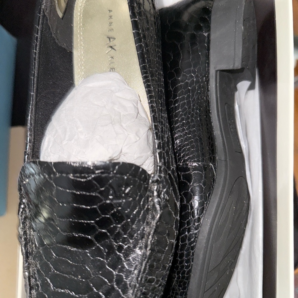 Amalfi Black Crocodile Pattern Men's Loafers